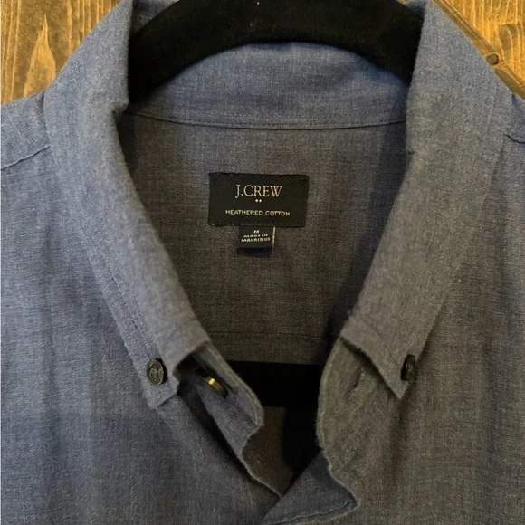J. Crew Dark Blue Casual Button-Down Shirt - Picture 3 of 3